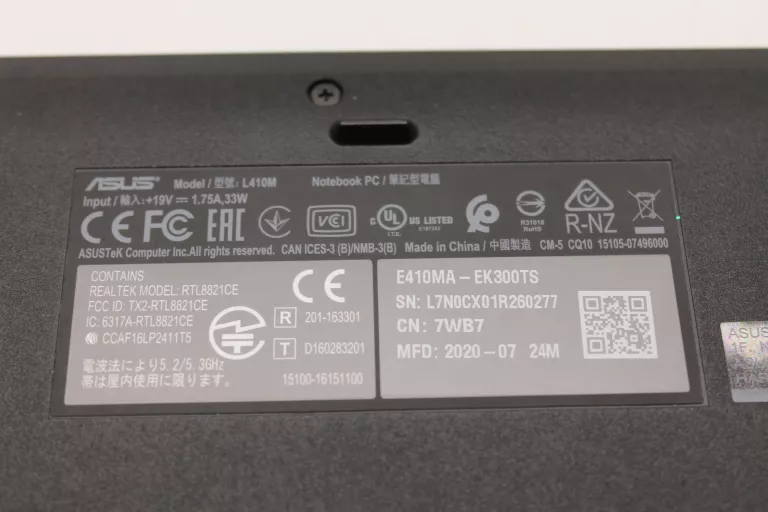 LAPTOP ASUS L410M WIN11/128GB/4GB Z ŁADOWARKĄ