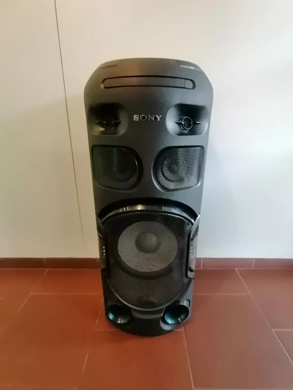 GŁOŚNIK - SONY MHC-V420 / 115W / BLUETOOTH / CD/DVD / KARAOKE / ŚWIATŁA B/