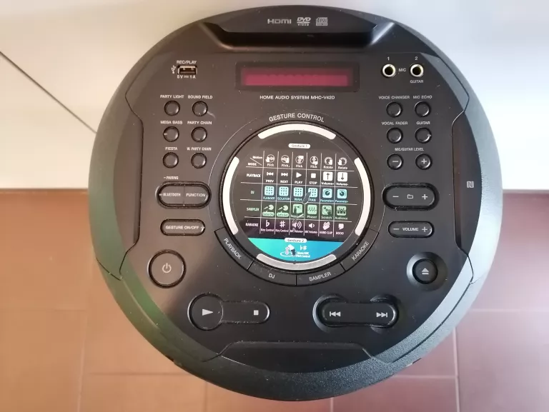 GŁOŚNIK - SONY MHC-V420 / 115W / BLUETOOTH / CD/DVD / KARAOKE / ŚWIATŁA B/