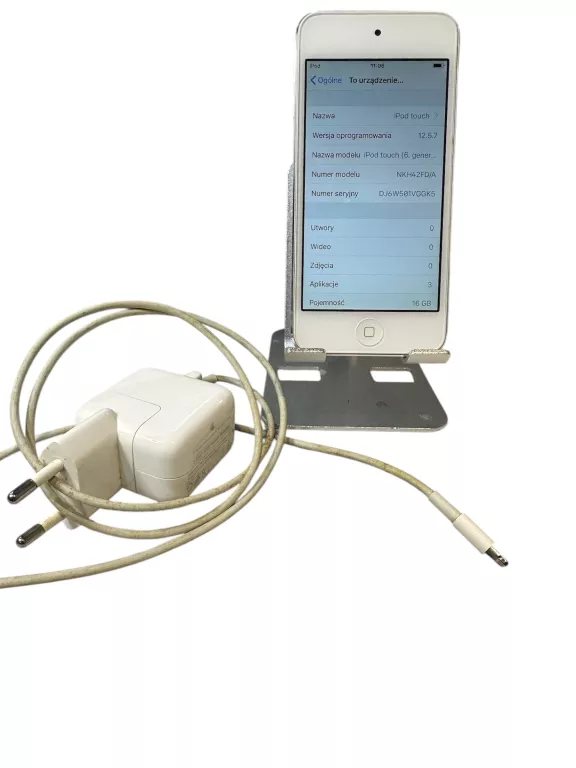 IPOD APPLE 16 GB (A1574) + ŁAD