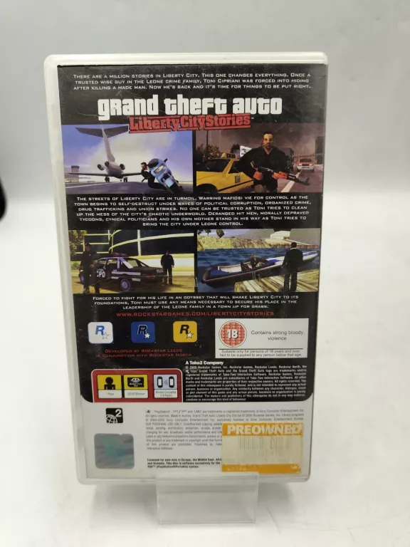GRA PSP GTA LIBERTY CITY STORIES