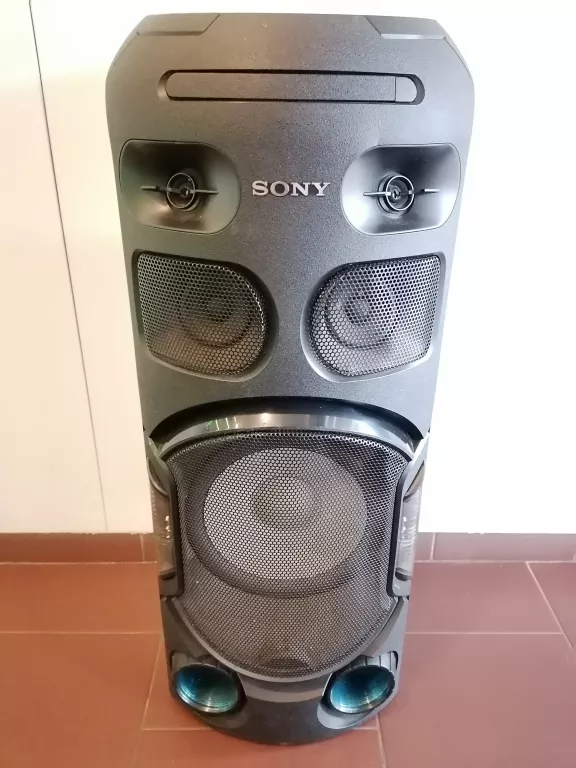 GŁOŚNIK - SONY MHC-V420 / 115W / BLUETOOTH / CD/DVD / KARAOKE / ŚWIATŁA B/