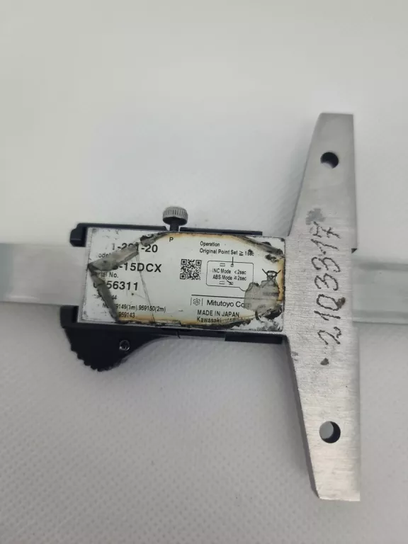 GŁĘBOKOŚCIOMIERZ ELEKTRONICZNY SUWMIARKOWY 150 MM | ABSOLUTE - MITUTOYO