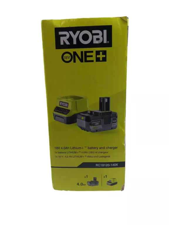 RYOBI ZESTAW AKUMULATOR ŁADOWARKA RC18120-125