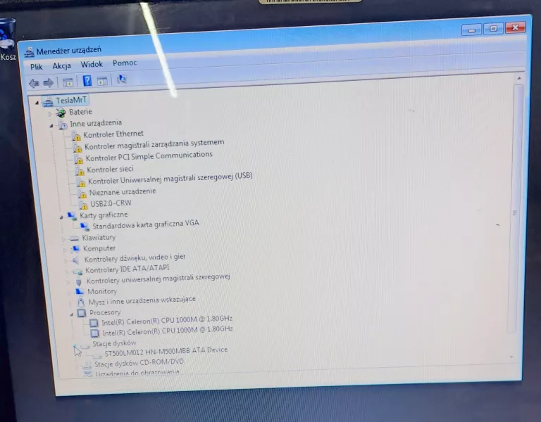 LAPTOP LENOVO G580  500GB 3GB + ZASILACZ
