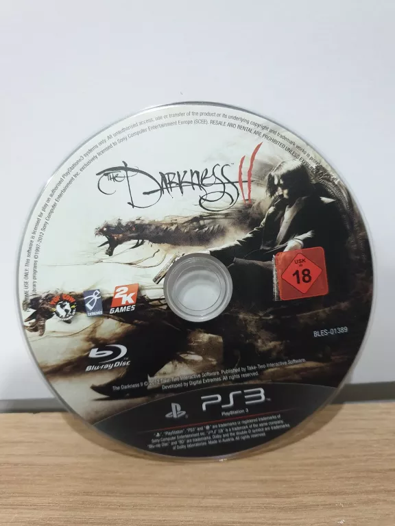 PLAYSTATION 3: DARKNESS II /BRAK PUDEŁKA