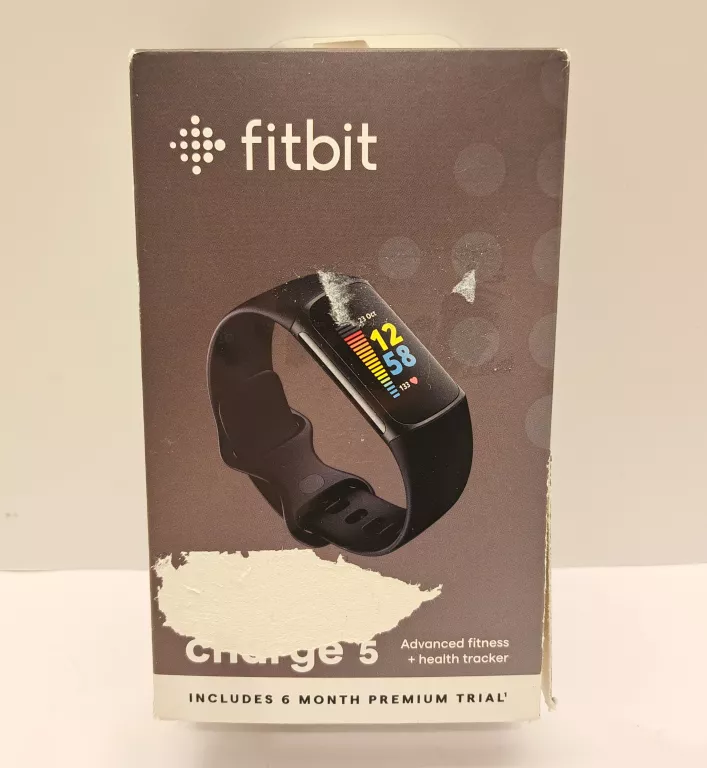 SMARTBAND FITBIT CHARGE 5 CZARNY