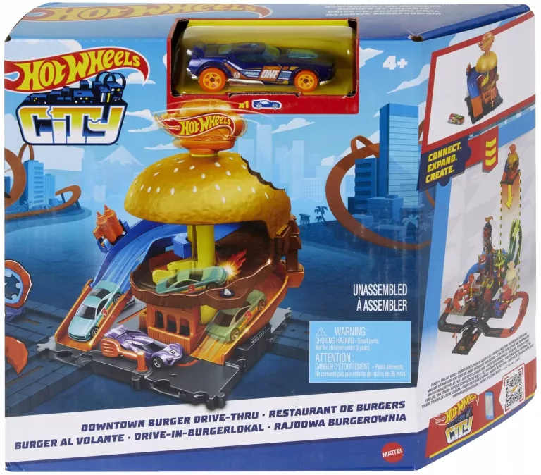 HOT WHEELS CITY RAJDOWA BURGEROWNIA HDR26 AUTKO