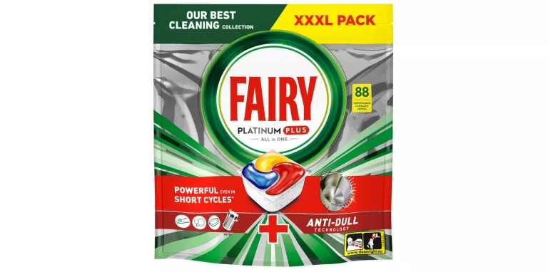 FAIRY PLATINUM PLUS ALL IN ONE TABLETKI DO ZMYWARKI CYTRYNA 88 SZT.