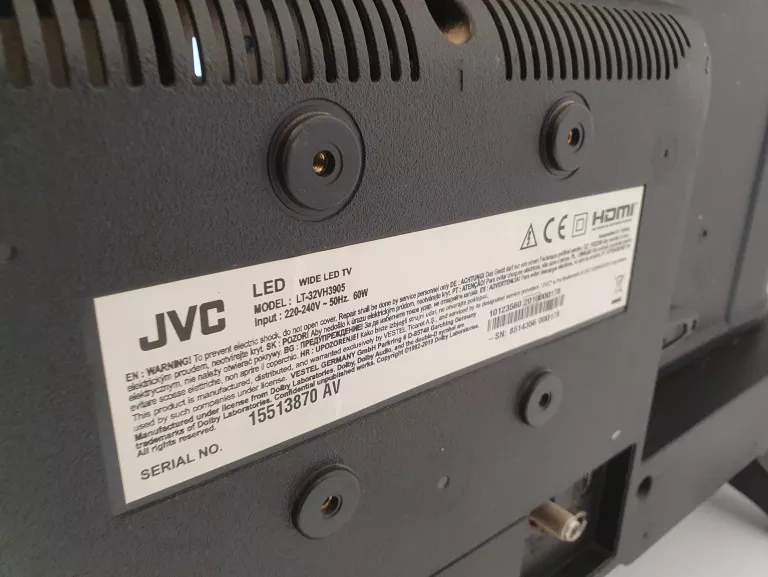 TV JVC LT-32VH3905