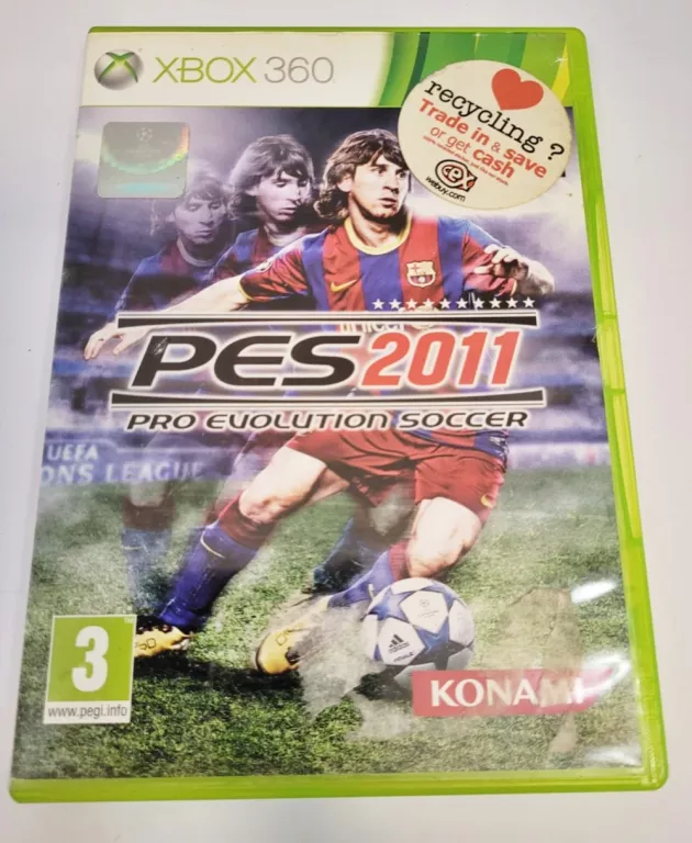 GRA 3 PES 2011 XBOX 360