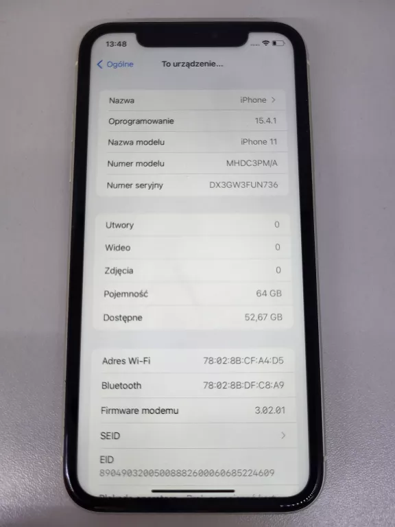 TELEFON IPHONE 11 64 GB KONDYCJA 98%