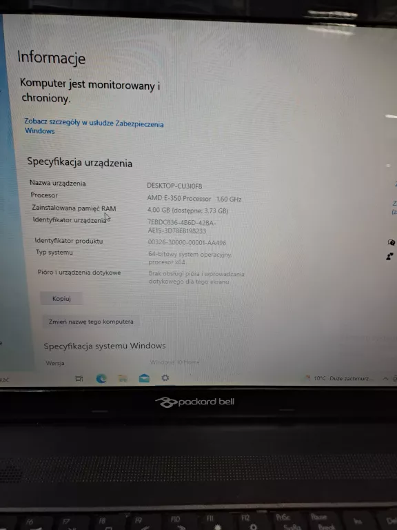 LAPTOP PACKARD BELL P5WS6 + ZASILACZ