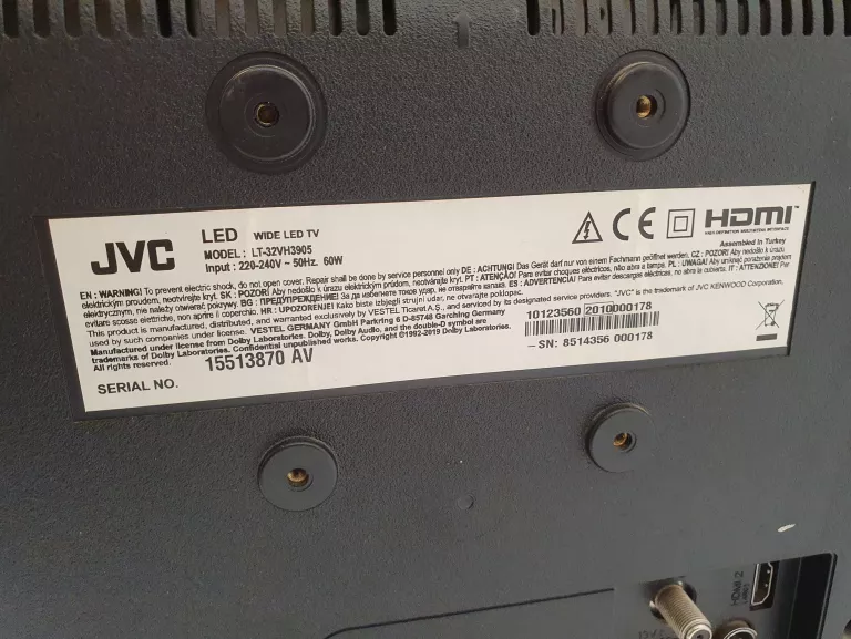 TV JVC LT-32VH3905