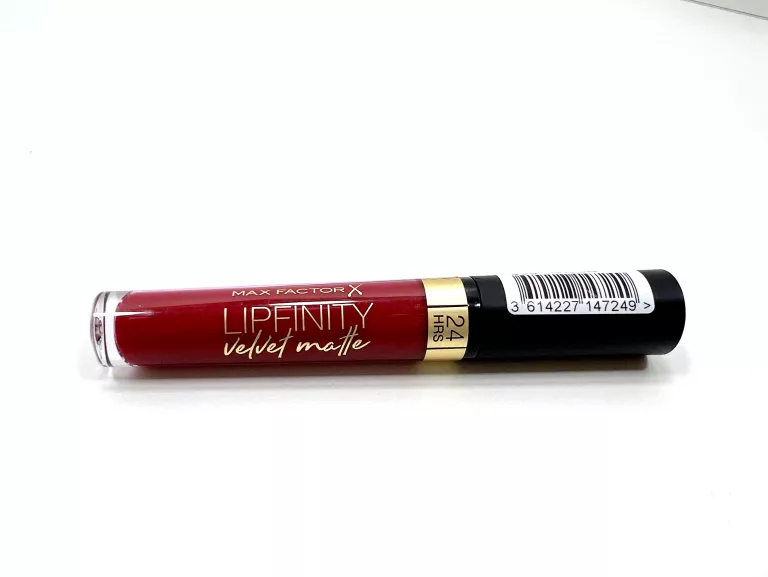 MAX FACTOR LIPFINITY VELVET MATTE SZMINKA CZERWONY MATOWY 3,5 ML