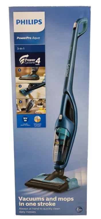 ODKURZACZ BEZPRZEWODOWY PHILIPS POWERPRO AQUA FC6405 PUDEŁKO