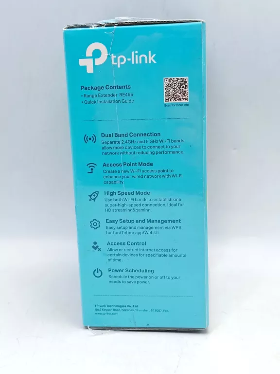 WZMACNIACZ SIECI WIFI TP-LINK RE455 AC1750