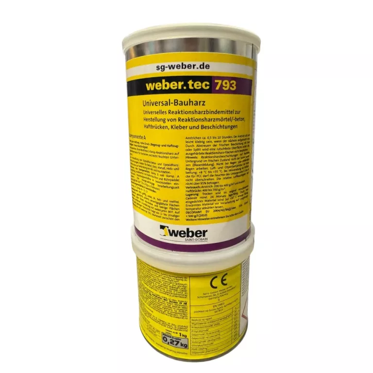 WEBER TEC 793 EPOXYBINDEMIDDEL 1KG TERMIN 05/2025 STAN FABRYCZNY