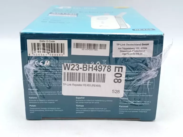 WZMACNIACZ SIECI WIFI TP-LINK RE455 AC1750