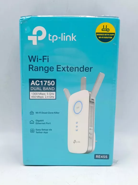 WZMACNIACZ SIECI WIFI TP-LINK RE455 AC1750