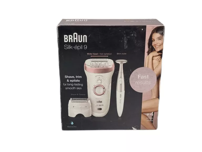 BRAUN SILK EPIL 9 +BIKINI STYLER