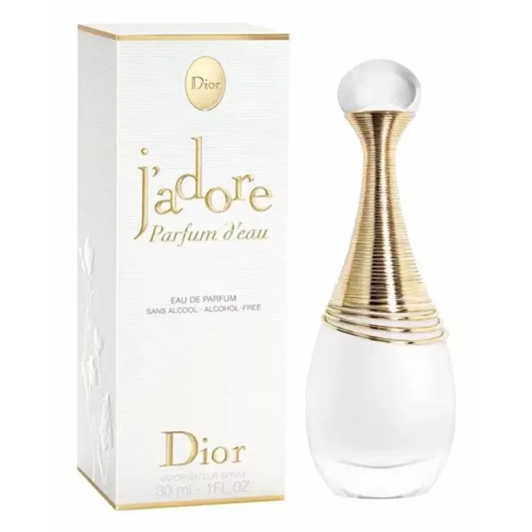 DIOR J'ADORE PARFUM D’EAU WODA PERFUMOWANA BEZ ALKOHOLU 30 ML FOLIA