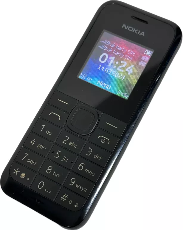 TELEFON KOMÓRKOWY NOKIA 105 DUAL SIM RM-1133 CZARNY