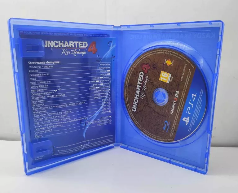 GRA PS4 UNCHARTED 4 KRES ZŁODZIEJA