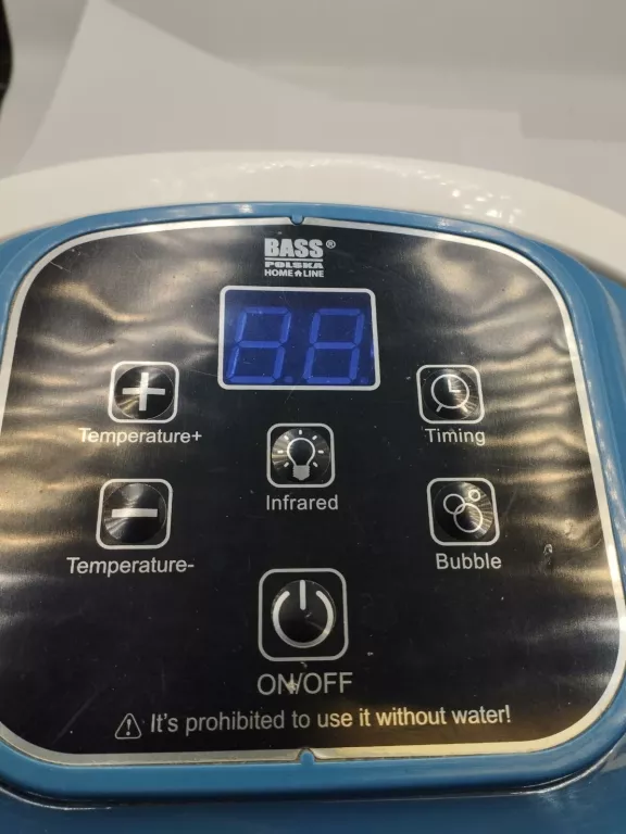 MASAŻER WODNY DO STÓP Z WYŚWIETLACZEM LCD BASS POLSKA