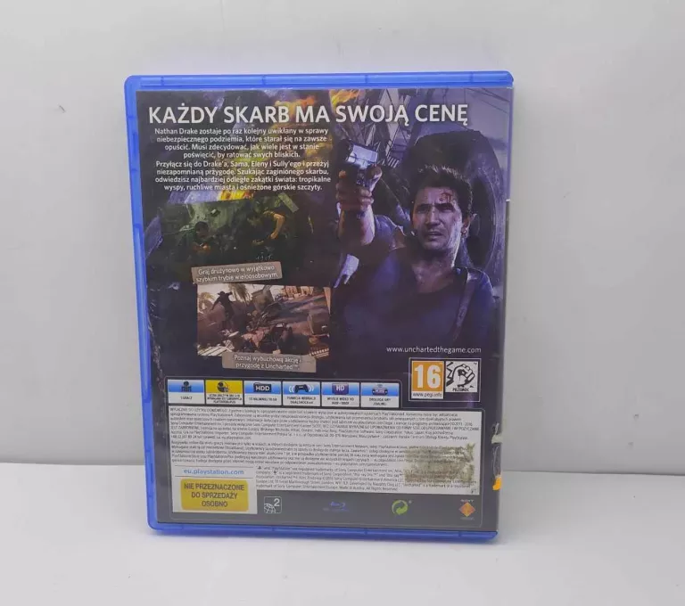 GRA PS4 UNCHARTED 4 KRES ZŁODZIEJA