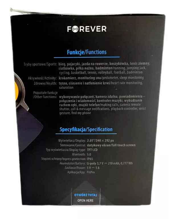 SMARTWATCH FOREVER SW-115 LITE KOMPLET (1)