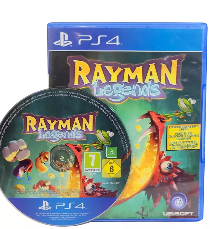 GRA PS4 RAYMAN LEGENDS