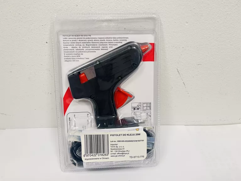 PISTOLET DO KLEJU Z NABOJAMI TD-ST13-776