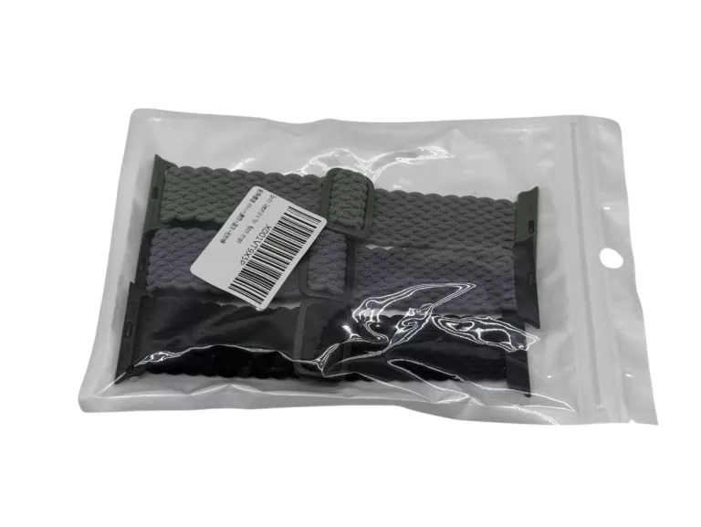 PASEK PLECIONY OPASKA DO APPLE WATCH ZEGARKA 49MM CZARNY SZARY ZIELONY