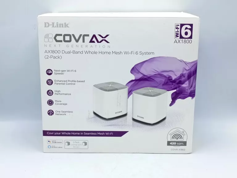 D-LINK AX1800 DUAL BAND MESH WIFI 6 SYSTEM COVR-X1862