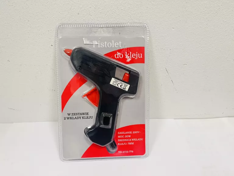 PISTOLET DO KLEJU Z NABOJAMI TD-ST13-776