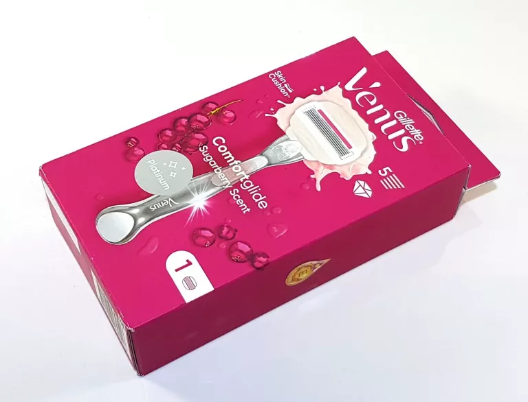 GILLETTE VENUS COMFORTGLIDE SUGARBERRY SCENT MASZYNKA Z 1 WKŁADEM