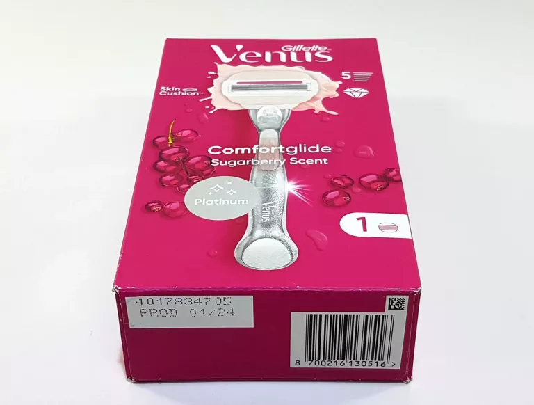 GILLETTE VENUS COMFORTGLIDE SUGARBERRY SCENT MASZYNKA Z 1 WKŁADEM
