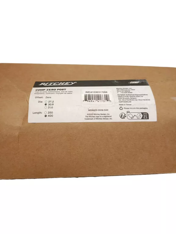 SZTYCA ROWEROWA RITCHEY COMP ALUMINIUM 30,9 400MM OFFSET 25MM