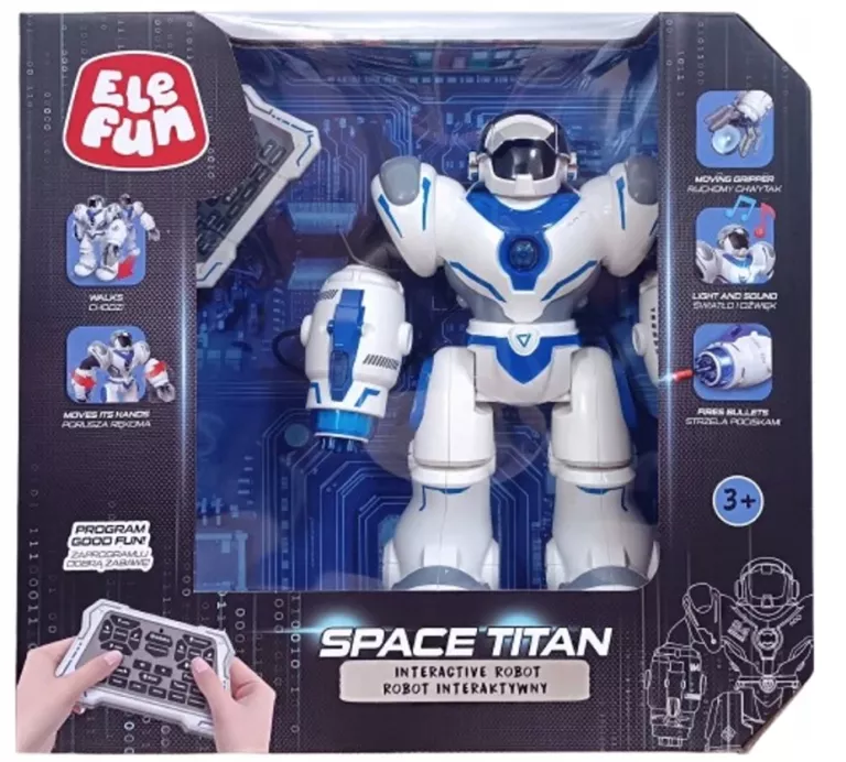 INTERAKTYWNY ZDALNIE STEROWANY ROBOT - SPACE TITAN IDEALNY NA PREZENT !!!