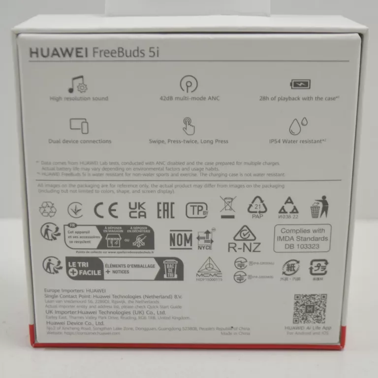 SŁUCHAWKI HUAWEI FREEBUDS 5I KOMPLET