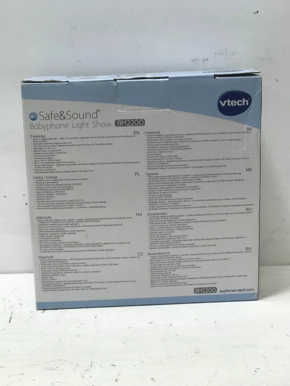 ELEKTRONICZNA NIANIA LAMPKA PROJEKTOR VTECH SAFE&SOUND BM2200