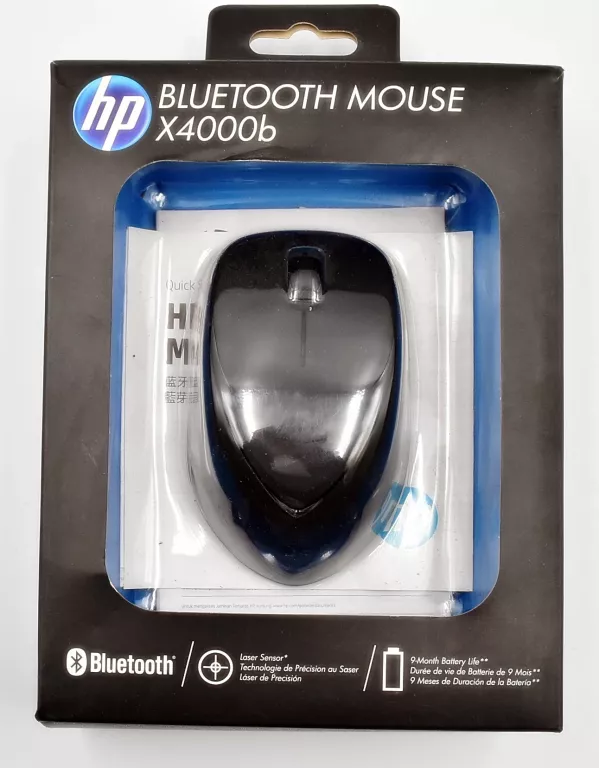 MYSZ HP X4000B BEZPRZEWODOWA CZARNA BLUETOOTH BT DO LAPTOPA MACBOOKA PC
