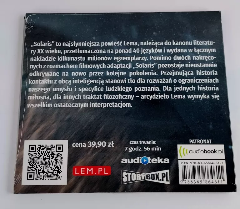 AUDIOBOOK STANISŁAW LEM SOLARIS