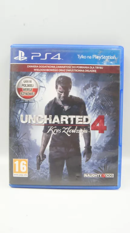UNCHARTED 4: KRES ZŁODZIEJA NA PLAYSTATION 4 PS4