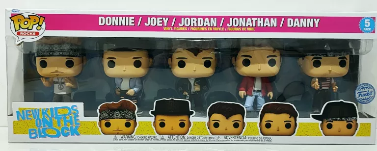 FUNKO POP ROCKS 5 PACK NEW KIDS ON THE BLOCK