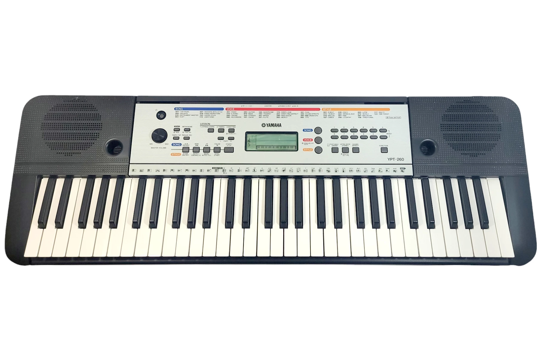 keyboard-yamaha-ypt-260-zasilacz-stojak-na-nuty-ean-gtin-4957812666664