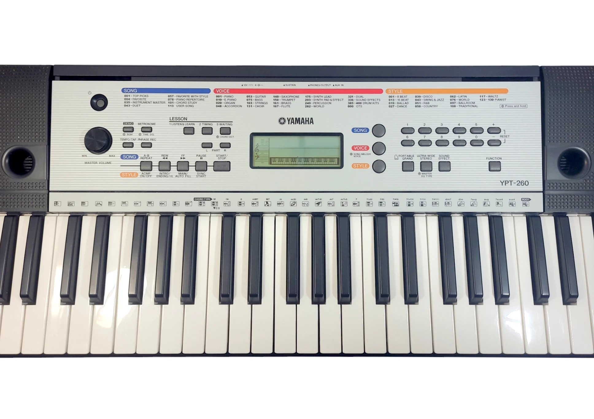 keyboard-yamaha-ypt-260-zasilacz-stojak-na-nuty-stan-11323-2