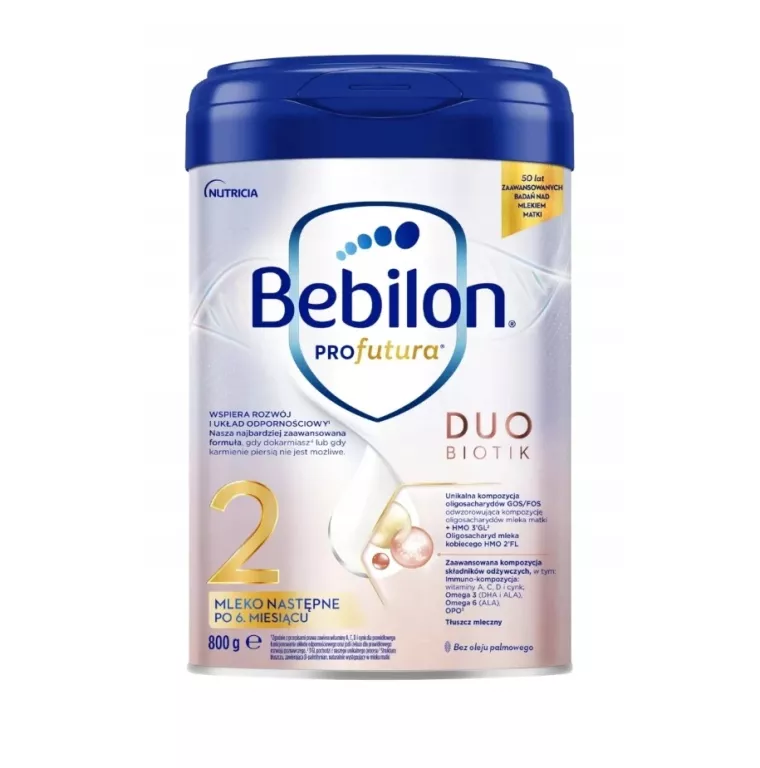 MLEKO BEBILON PROFUTURA DUOBIOTIK 2, PO 6 MIESIĄCU 800 G