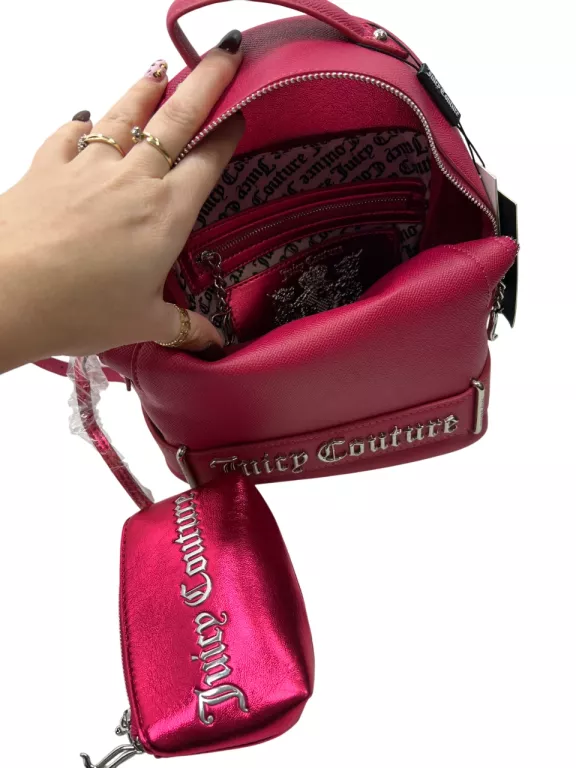 RÓŻOWY PLECAK JUICY COUTURE / Z METKĄ